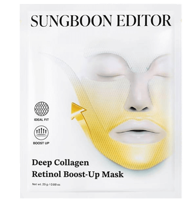 SUNGBOON EDITOR DEEP COLLAGEN RETINOL BOOST-UP MASK   (1 SHEET)