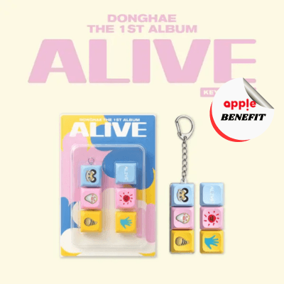SUPER JUNIOR DONGHAE 1ST ALBUM ALIVE  (KEYCAP VER.)     |   KPOP USA APPLE OFFICIAL  PHOTOCARD (RANDOM 1 OUT OF 2)