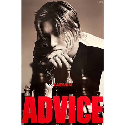 SHINEE TAEMIN ADVICE 3RD MINI ALBUM POSTER VERSION B