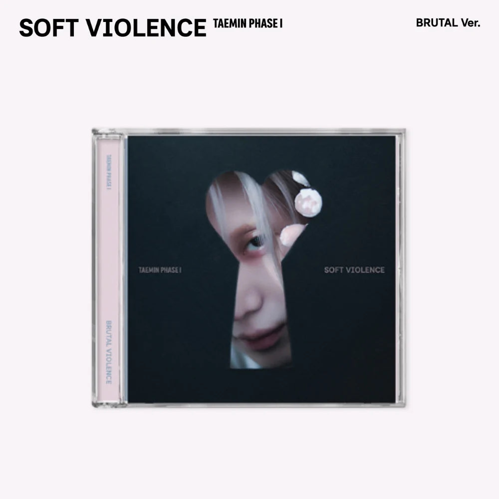 [LUCKY DRAW]    SHINEE TAEMIN ALBUM PHASE I: Soft Violence  (JEWEL VER.)    -  2 ALBUMS SET     |  KPOP USA WITHMUU OFFICIAL PHOTOCARD (RANDOM 1 OUT OF 3)       [PRE]