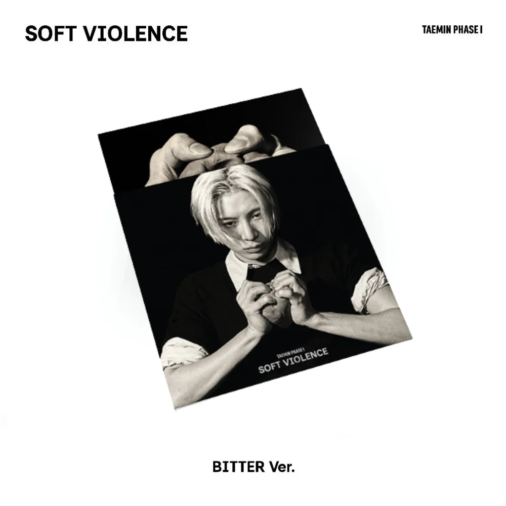 [FANSIGN PHOTOCARD]  SHINEE TAEMIN ALBUM PHASE I: Soft Violence  (PHOTOBOOK VER.)   -  2 ALBUMS SET    |  KPOP USA WITHMUU OFFICIAL PHOTOCARD  (RANDOM 1 OUT OF 2)      [PRE]