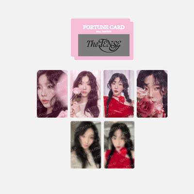 GIRLS' GENERATION TAEYEON 2025 CONCERT THE TENSE OFFICIAL MD  [FORTUNE SCRATCH CARD]