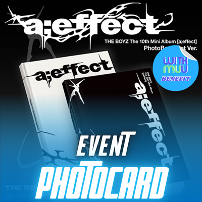THE BOYZ 10TH MINI ALBUM a;effect    |  KPOP USA WITHMUU OFFICIAL  PHOTOCARD  (RANDOM 1 OUT OF 9)