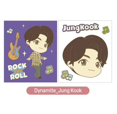 BTS TINYTAN DYNAMITE DIY CUBIC DECO STICKER KIT