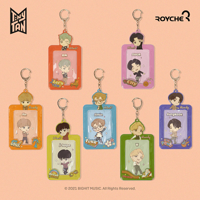 BTS TINYTAN PHOTOCARD KEY HOLDER