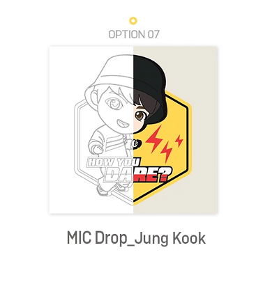 BTS TINYTAN MIC DROP CHARACTER DIY PAINTING SET