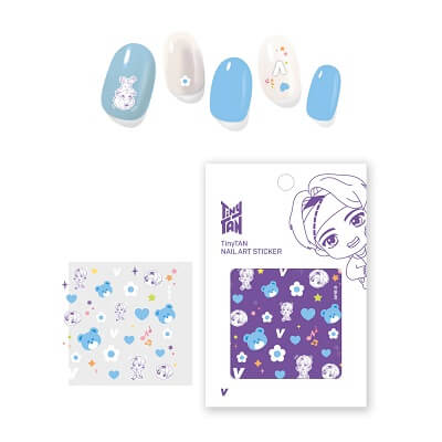 BTS TINYTAN BASIC NAIL ART STICKER
