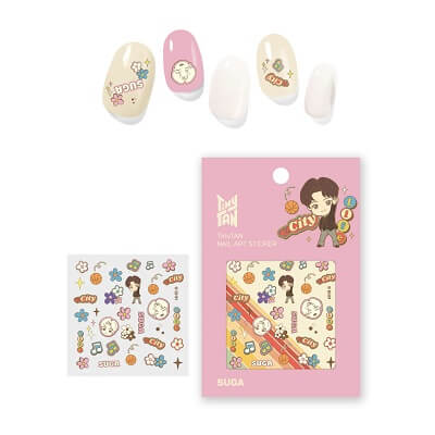 BTS TINYTAN DYNAMITE NAIL ART STICKER