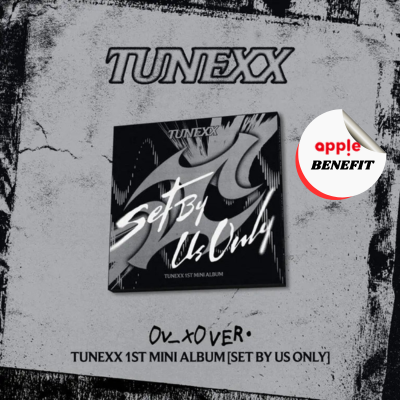 TUNEXX 1ST MINI ALBUM SET BY US ONLY  (0v_x0 VER.)    |   KPOP USA APPLE OFFICIAL  PHOTOCARD (RANDOM 1 OUT OF 7)