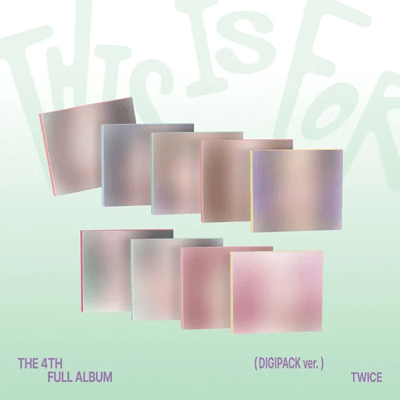 TWICE 4TH ALBUM THIS IS FOR    (DIGIPACK VER.)   |  9 ALBUMS SET
