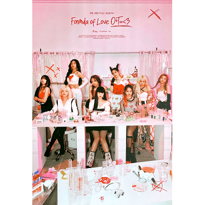 TWICE FORMULA OF LOVE: O+T=<3 3RD FULL ALBUM POSTER | BREAK IT VERSION