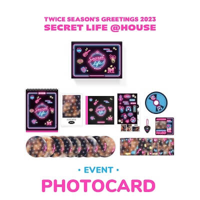 TWICE 2023 SEASON’S GREETINGS | KPOPUSA EXCLUSIVE PHOTOCARD SET (9pcs) INCLUDED