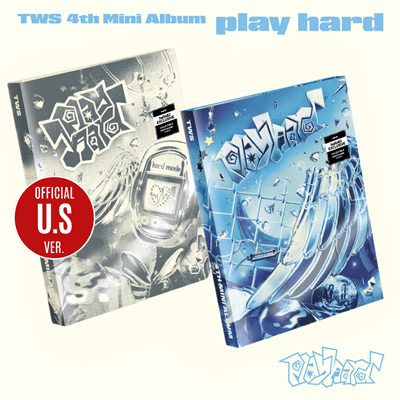 TWS 4TH MINI ALBUM PLAY HARD    (U.S VER)   HELLO82 [POP-UP EXCLUSIVE]  -  2 ALBUMS SET   |   INCLUDES U.S EXCLUSIVE PHOTOCARD (RANDOM 1 OUT OF 6) + HELLO82 EXCLUSIVE PHOTOCARD (RANDOM 1 OUT OF 6)