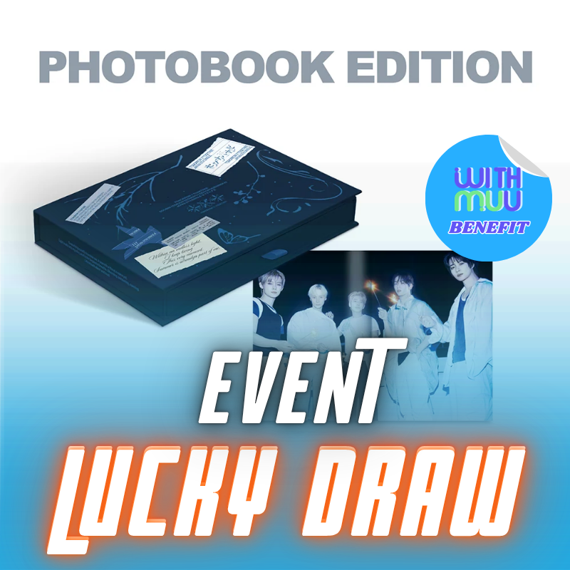 [LUCKY DRAW]   TXT 5TH JAPANESE SINGLE ’Setsuna Hanabi’   (PHOTOBOOK EDITION)  |  KPOP USA WITHMUU OFFICIAL PHOTOCARD (RANDOM 1 OUT OF 5)      [PRE]