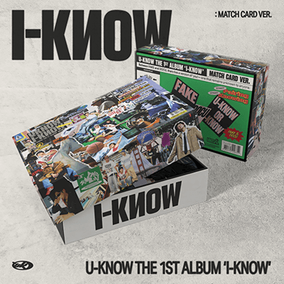 TVXQ U-KNOW 1ST ALBUM I-KNOW  (MATCH CARD VER.)