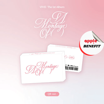 VIVIZ 1ST ALBUM A MONTAGE ( )   (QR VER.)     |  KPOP USA APPLE OFFICIAL  PHOTOCARD (RANDOM 1 OUT OF 6)