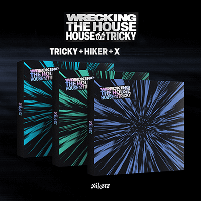XIKERS 6TH MINI ALBUM HOUSE OF TRICKY : WRECKING THE HOUSE    |  3 ALBUMS SET
