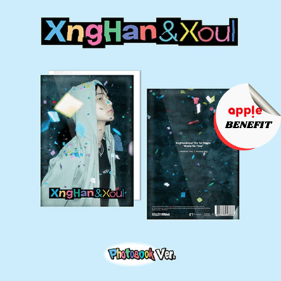 XNGHAN&XOUL 1ST SINGLE ALBUM WASTE NO TIME  (PHOTOBOOK VER.)   |  KPOP USA APPLE OFFICIAL  PHOTOCARD (RANDOM 1 OUT OF 2)
