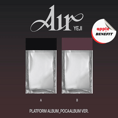 ITZY YEJI ALBUM AIR (PLATFORM ALBUM_POCA ALBUM)   -   2 ALBUMS SET   |    KPOP USA APPLE OFFICIAL PHOTOCARD  (RANDOM 1 OUT OF 2)