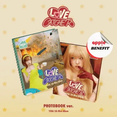 YENA 5TH MINI ALBUM LOVE CATCHER  (PHOTOBOOK VER.)   |   KPOP USA APPLE OFFICIAL  PHOTOCARD (RANDOM 2 OUT OF 6)