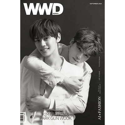 ZEROBASEONE GUN WOOK & GYU VIN  WWD KOREA 2024-09 MAGAZINE