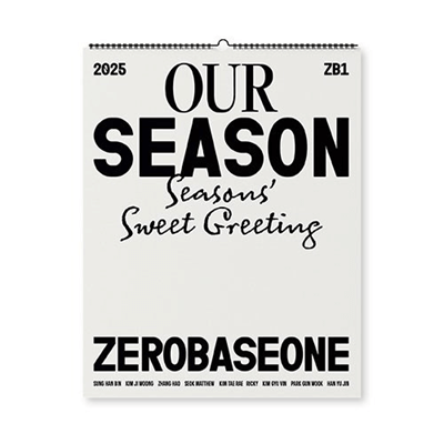 ZEROBASEONE  2025 SEASON'S GREETINGS   (WALL CALENDAR)