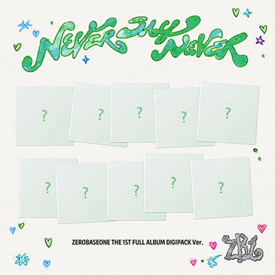 ZEROBASEONE 1ST FULL ALBUM  NEVER SAY NEVER   (DIGIPACK VER.)