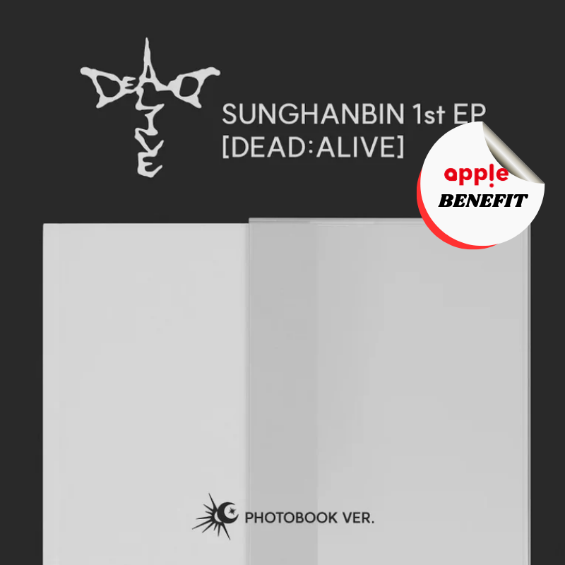 ZEROBASEONE SUNG HAN BIN 1ST EP ALBUM DEAD:ALIVE  (PHOTOBOOK VER.)   -  3 ALBUMS SET     |   KPOP USA APPLE OFFICIAL  PHOTOCARD SET    [PRE]