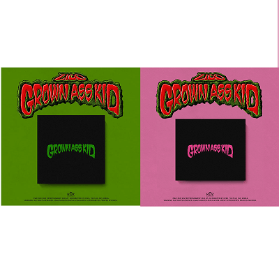 ZICO 4TH MINI ALBUM GROWN ASS KID ALBUM AND JEWEL CASE VER |  2 ALBUMS SET